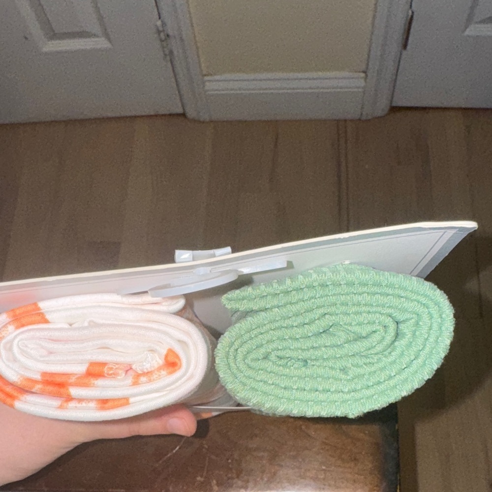 Modern Baby Pumpkin and Green Swaddle Set - Picture 6 of 9